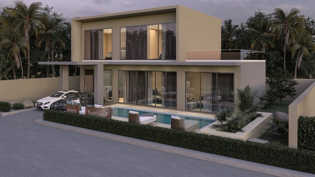 Villas In a Quiet Compound